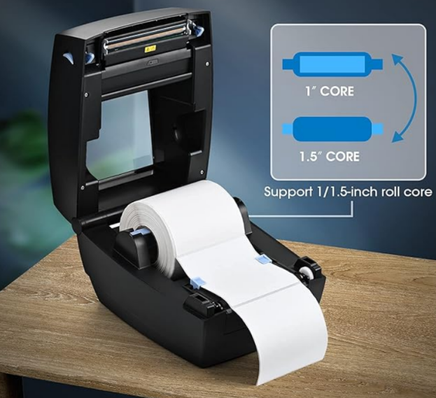 标签机卷式装纸